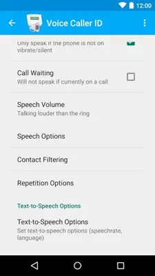 Voice Caller ID android App screenshot 0